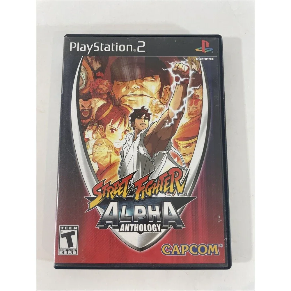Street Fighter Alpha Anthology (Sony PlayStation 2, 2006) Cib Complete